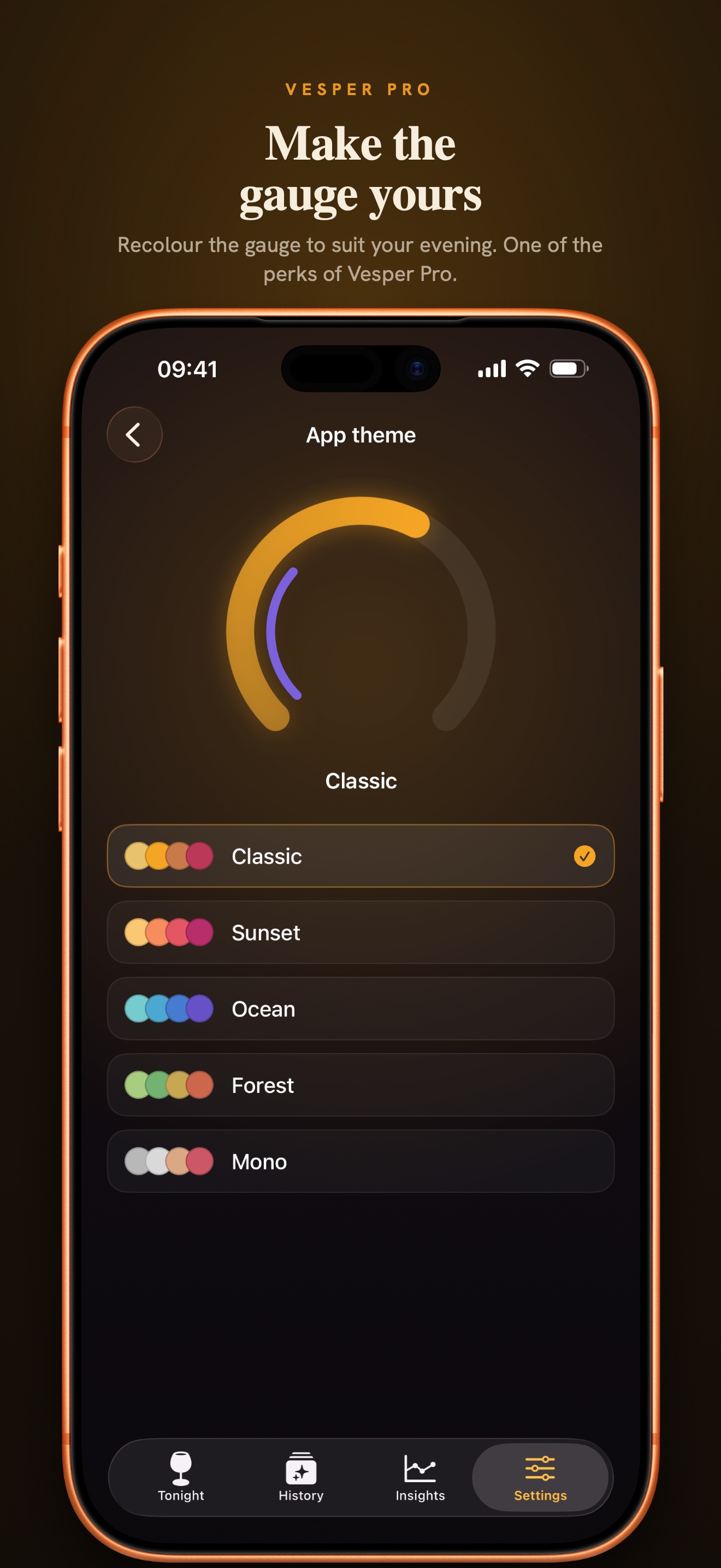 Vesper gauge themes